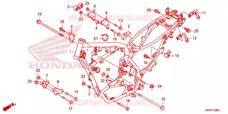 CADRE Honda MOTO 150 XR 2021  XR150LEKM
