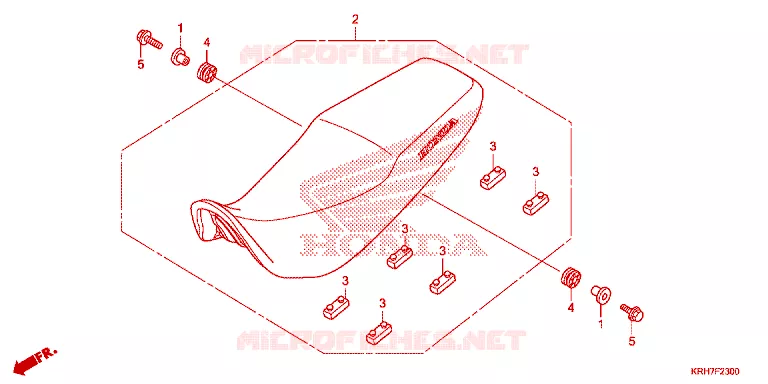 SELLE Honda MOTO 150 XR 2021  XR150LEKM