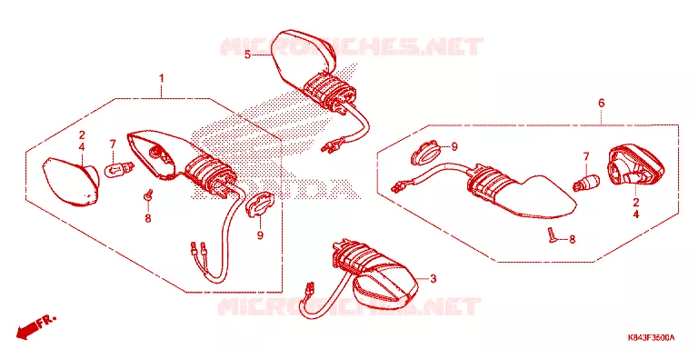 CLIGNOTANT Honda MOTO 150 CRF 2024  CRF150LN