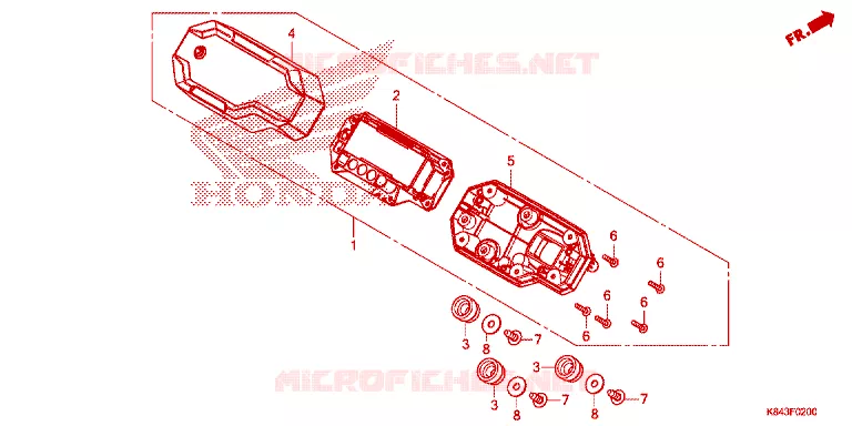 COMPTEUR Honda MOTO 150 CRF 2023  CRF150LN