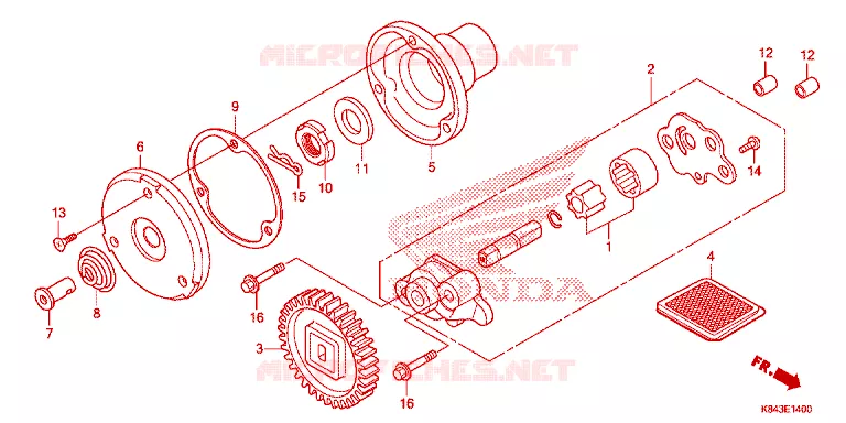POMPE A HUILE Honda MOTO 150 CRF 2023  CRF150LN