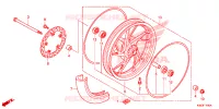 ROUE AVANT pour Honda CBR 150 R REPSOL de 2017
