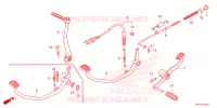 PEDALE   KICK pour Honda XRM 125 DUAL SPORT de 2025