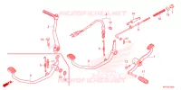 PEDALE   KICK pour Honda XRM 125 MOTARD de 2025