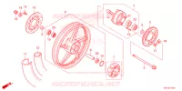 ROUE ARRIERE pour Honda XRM 125 MOTARD de 2025