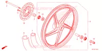 ROUE AVANT pour Honda XRM 125 MOTARD de 2025