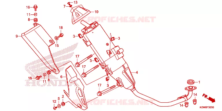 SILENCIEUX D'ECHAPPEMENT Honda SCOOTER 150 ADV 2021  ADV150AM