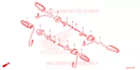 CLIGNOTANT pour Honda AFRICA TWIN 1100 DCT ADVENTURE SPORT ES de 2025