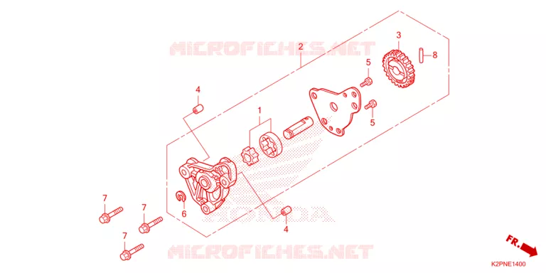 POMPE A HUILE Honda MOTO 150 WINNER 2024  FS125FAR