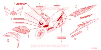 AUTOCOLLANTS pour Honda BEAT 110 de 2025