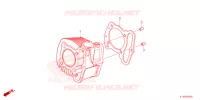 CYLINDRE pour Honda BEAT 110 de 2025