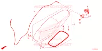 SELLE pour Honda BEAT 110 de 2025