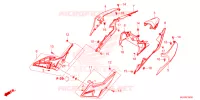 COUVERCLES LATERAUX   ARRIERES pour Honda CB 500 HORNET de 2024