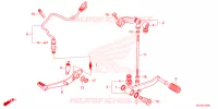 PEDALE pour Honda CB 500 HORNET de 2024