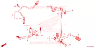 PEDALE pour Honda CB 500 HORNET de 2024