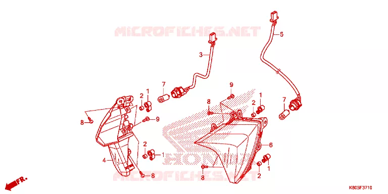 CLIGNOTANT AVANT Honda SCOOTER 125 ELITE 2021  NSC1255SHM
