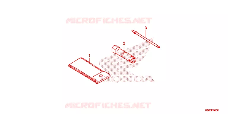 OUTIL Honda SCOOTER 125 ELITE 2021  NSC1255SHM