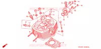 CULASSE pour Honda CG 125 CARGO de 2004