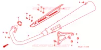 SILENCIEUX D'ECHAPPEMENT pour Honda CG 125 CARGO de 2004