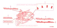 AUTOCOLLANTS pour Honda 50 METROPOLITAN SPECIAL de 2007