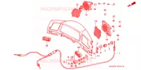 CARENAGE DE COMPTEUR pour Honda GL 1500 GOLD WING ASPENCADE de 1998