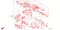 ETRIER DE FREIN ARRIERE pour Honda NT 650 HAWK GT de 1988
