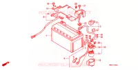 BATTERIE pour Honda NT 650 HAWK GT de 1988