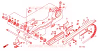 BRAS OSCILLANT pour Honda NT 650 HAWK GT de 1988