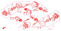 CLIGNOTANT pour Honda NT 650 HAWK GT de 1988