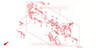 ETRIER DE FREIN AVANT pour Honda NT 650 HAWK GT de 1988