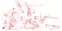 GUIDON pour Honda NT 650 HAWK GT de 1988