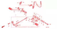 PEDALE pour Honda NT 650 HAWK GT de 1988
