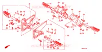 REPOSE PIED pour Honda NT 650 HAWK GT de 1988