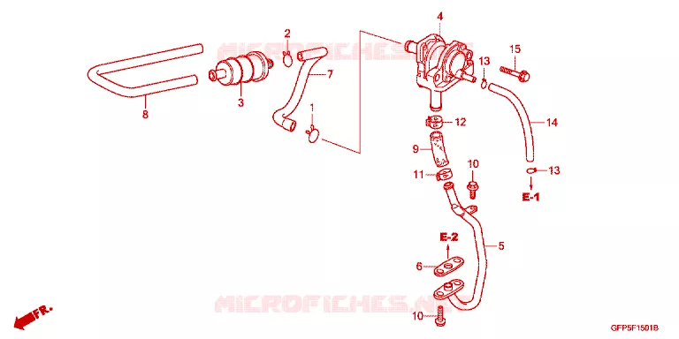 FILTRE A AIR - SOUPAPE D'AIR Honda MOTO 100 POP 2008  RF1008