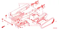 BRAS OSCILLANT pour Honda XRE 300 de 2013