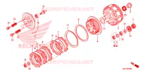 EMBRAYAGE pour Honda XRE 300 de 2013