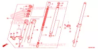 FOURCHE pour Honda XRE 300 de 2013