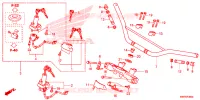 GUIDON pour Honda XRE 300 de 2013