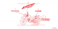 AUTOCOLLANTS pour Honda XRE 300 de 2016