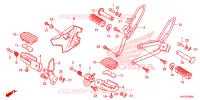 REPOSE PIED pour Honda XRE 300 de 2016