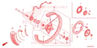 ROUE AVANT pour Honda XRE 300 de 2016