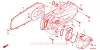 COUVERCLE GAUCHE pour Honda AIRBLADE 125 de 2014