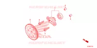 POMPE A HUILE pour Honda AIRBLADE 125 de 2014