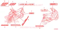 AUTOCOLLANTS pour Honda AIRBLADE 125 de 2014
