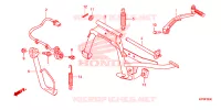 BEQUILLE CENTRALE   PEDALE DE FREIN pour Honda AIRBLADE 125 de 2014