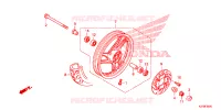 ROUE AVANT pour Honda AIRBLADE 125 de 2014