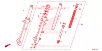 FOURCHE pour Honda AIRBLADE 125 de 2015