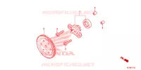 POMPE A HUILE pour Honda AIRBLADE 125 de 2015