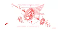 ROUE AVANT pour Honda AIRBLADE 125 de 2015