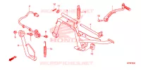 BEQUILLE CENTRALE   PEDALE DE FREIN pour Honda AIRBLADE 125 de 2014